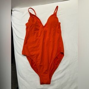 Kona Sol Vibrant Orange One-piece Swimsuit